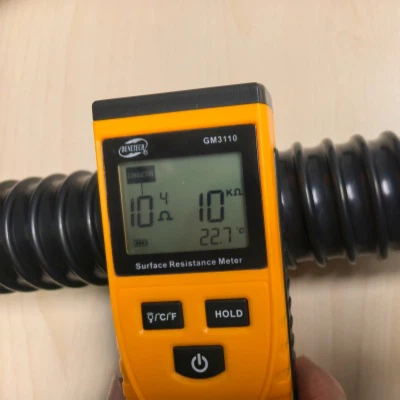 Проводящий полиуретановый шланг ZIMFLEX толщиной 1,5 мм: взрывобезопасный-истиранию-стойкий для т...